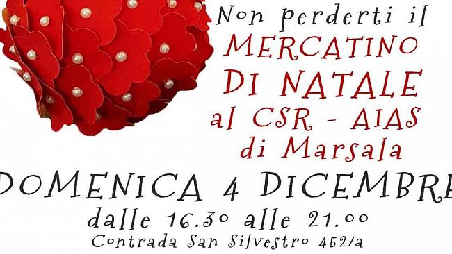 Marsala, il 4 dicembre il Mercato di Natale: addobbi e decorazioni, cibo, musica e divertimenti