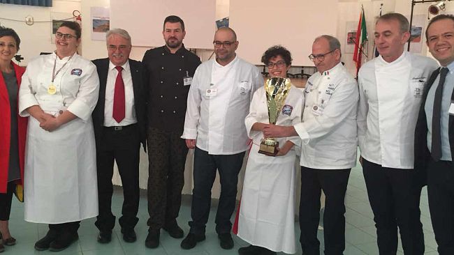 L’Istituto Alberghiero “Florio” di Erice  1° classificato  alla selezione regionale del concorso “Carlo Pozzi” – l’arte del gelato in passerella