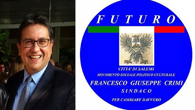 Salemi, il candidato-sindaco Crimi e la lista “Futuro”. Programma elettorale e “scelte discutibili”