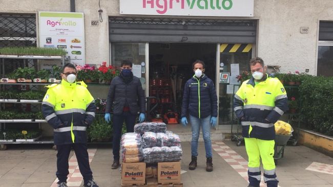 Mazara, Coronavirus, Agrivallo dona 200 kg di pasta alla Protezione Civile comunale