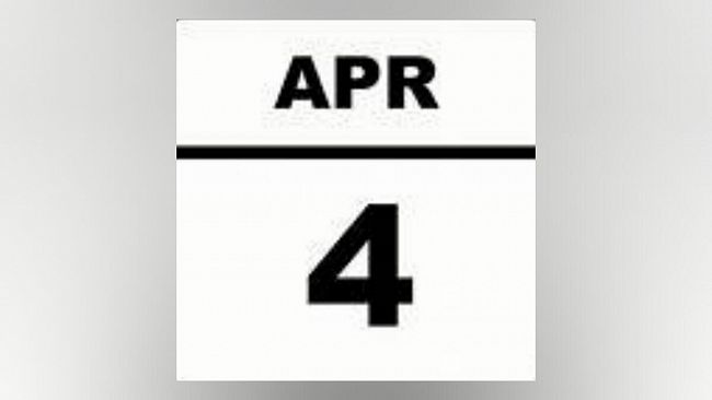 Accadde oggi: 4 Aprile 