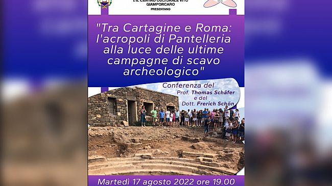 Pantelleria: importante conferenza archeologia con il prof. Shafer 