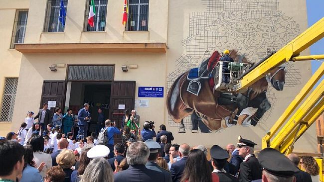Fondazione Conad ets dona al circolo Giuseppe di Matteo  un murale