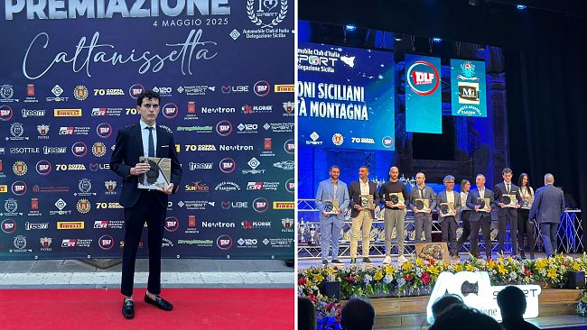 ​Custonaci celebra la vittoria del “suo” pilota Cecé Santoro