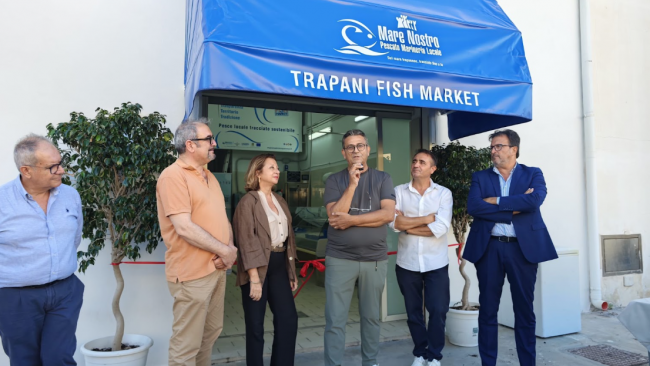 Mare nostro, inaugurato a Trapani il nuovo punto vendita del pescato locale