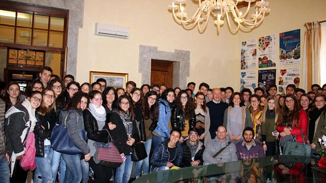 Marsala, studenti in visita al Comune