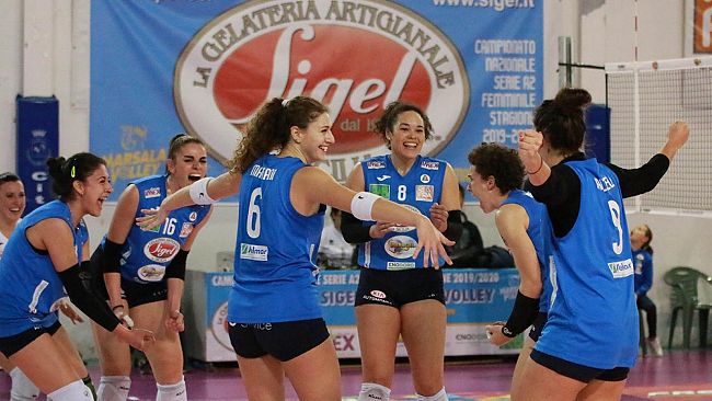 2^ giornata Pool Salvezza a2 femminile.  Sigel Marsala Volley-Cda Talmassons 3-1