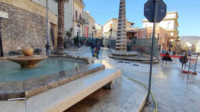 Calatafimi, conclusi i lavori presso Largo Duca degli Abruzzi