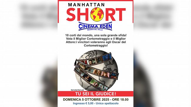Il Manhattan Short Film Festival arriva a Mazara: tu sei il giudice!