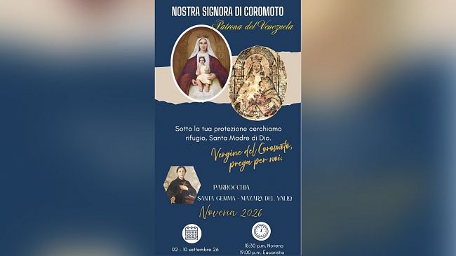 Mazara, al via i festeggiamenti in onore della Madonna di Coromoto