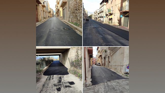Continuano i lavori stradali programmati ad Alcamo