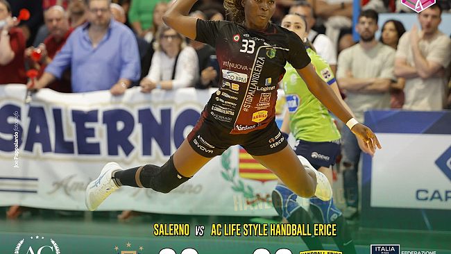 Jomi Salerno campione d’Italia, battuta la Handball Erice