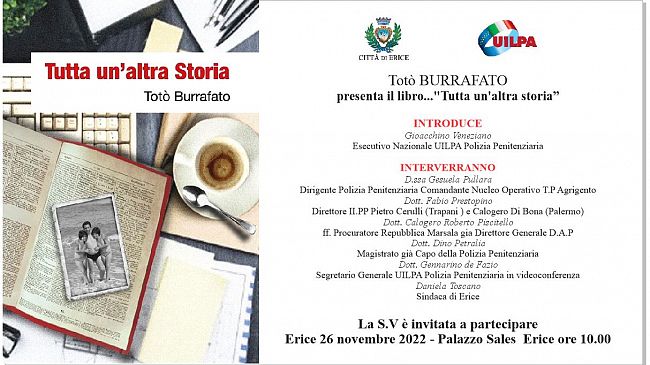 Erice, Totò Burrafato presenta un libro a quarant'anni dall'uccisione del padre