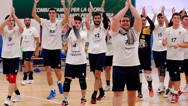 Volley, arriva la prima vittoria per l'Entello Maschile