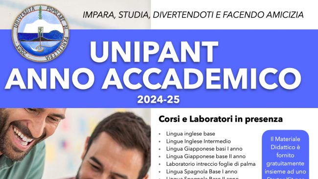 Unipant: al via le iscrizioni per l’anno accademico 2024-25