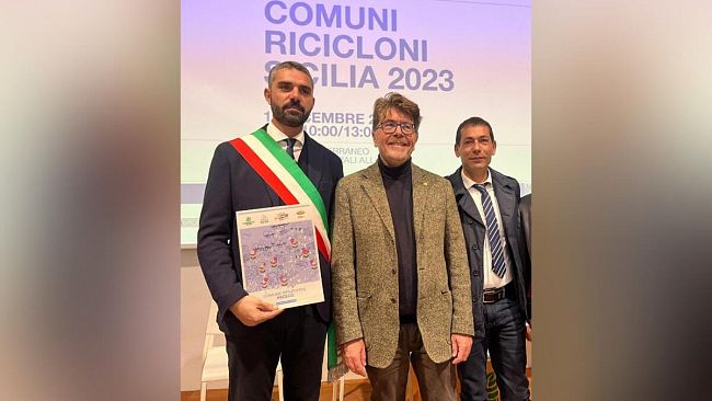 Paceco premiata da Legambiente per la raccolta differenziata
