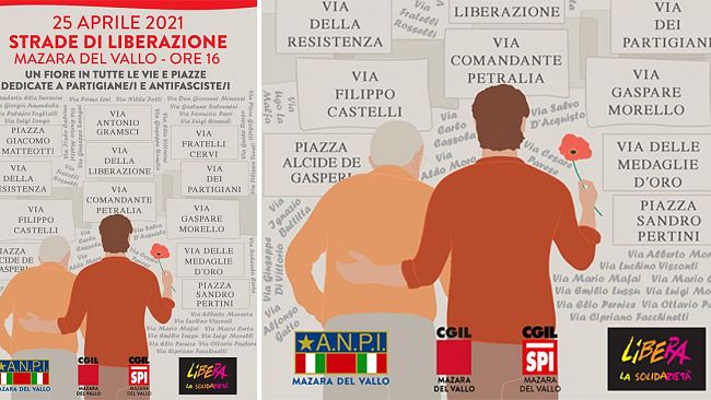 25 aprile 2021, le iniziative dell'ANPI Mazara