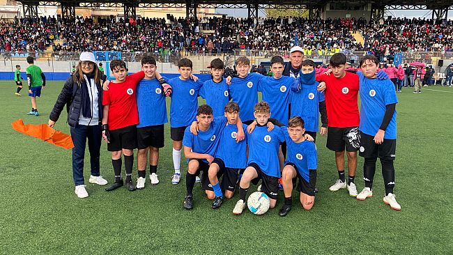 Mazara, gli studenti dell'I.C. Pirandello-Bonsignore partecipano alla partita solidale per 