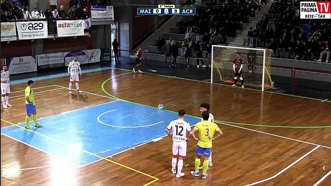 Futsal Mazara, amaro pareggio (3-3) in casa contro il Città di Acri. Diversi errori e molti rimpianti 