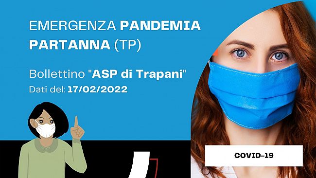 Partanna, Covid-19: “Bollettino ASP” del 17 febbraio 2022