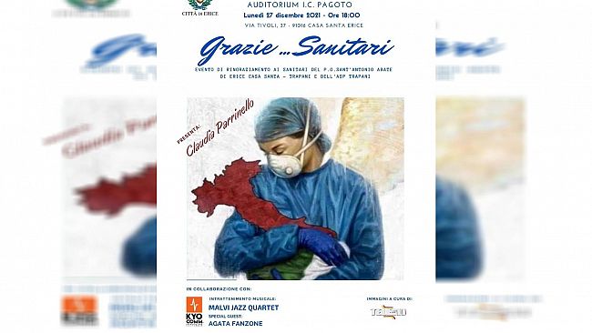 Erice, ringraziamento per il personale sanitario impegnato nella lotta al covid