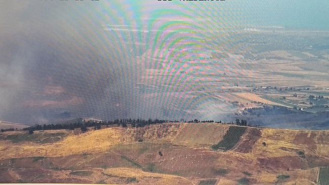 Incendio in corso a Buseto Palizzolo