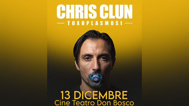 Chris Clun torna a Trapani il 13 dicembre col suo nuovo spettacolo