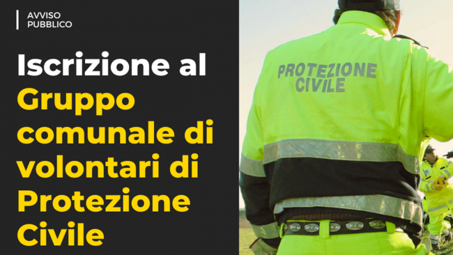 Erice. Avviso pubblico per iscrizione al gruppo comunale di volontari di Protezione Civile