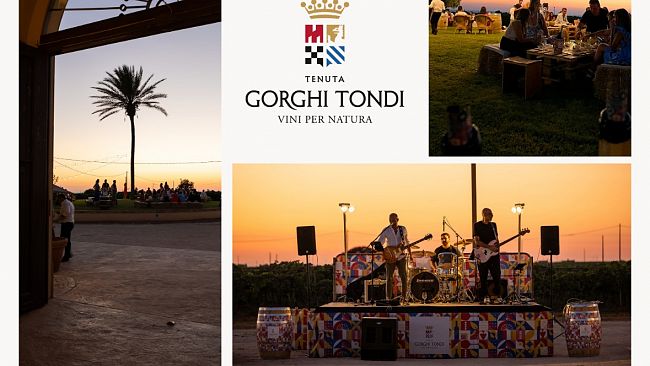 Appuntamento al tramonto: a Tenuta Gorghi Tondi sette sere d’estate tra vini biologici, aperitivo e musica dal vivo
