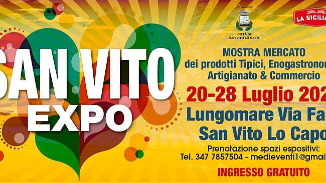 Inaugurata sabato “San Vito Expo”, la Mostra Mercato di prodotti tipici dell’Enogastronomia, Artigianato e Commercio
