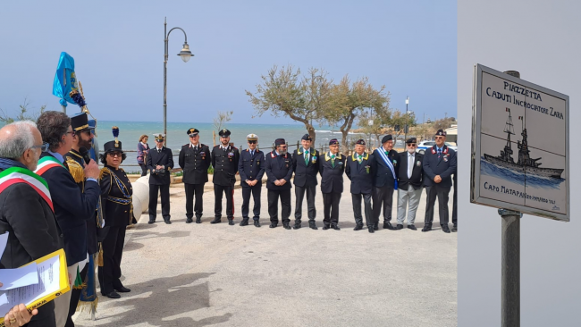 Torretta Granitola, cerimonia commemorativa per i caduti dell'incrociatore Zara