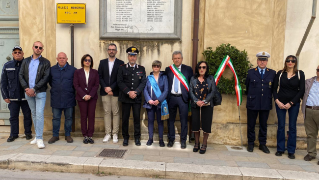 Partanna celebra il 25 Aprile: commemorazione del Giorno della Liberazione