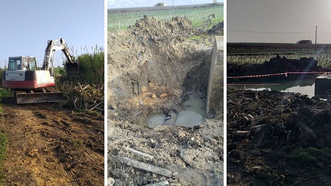 Trapani, riparata la falla lungo la condotta di Bresciana