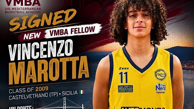 ​Da Castelvetrano al basket internazionale: Vincenzo Marotta entra nella VMBA