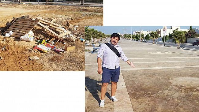 VIDEO – Mazara, rifiuti e sporcizia sul lungomare dopo le fiere estive