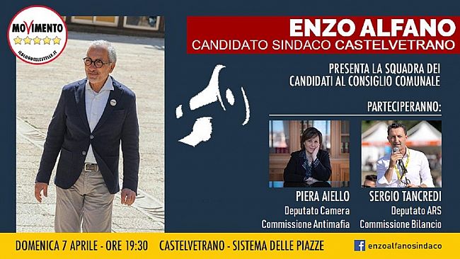 Questa sera nel Sistema delle piazze la presentazione alla città della lista M5S