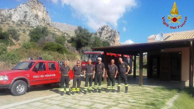 Castellammare del Golfo, Attivata la squadra AIB dei Vigili del Fuoco, in una struttura messa a disposizione dall’Amministrazione Comunale