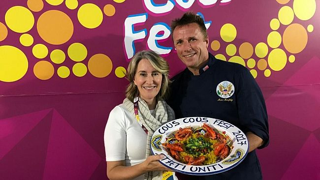 L’Istituto Alberghiero di Erice ospita lo chef Marc Murphy, al Cous Cous Fest di San Vito Lo Capo