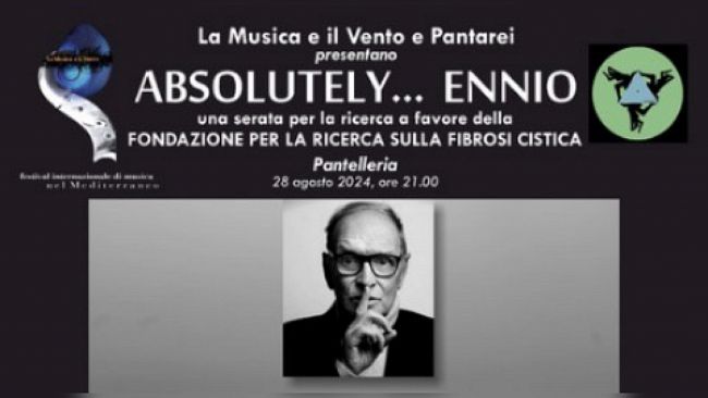 Pantelleria, il 28 agosto l’evento musicale “Absolutely…Ennio Morricone”