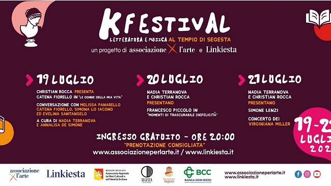 Segesta, grande attesa per la seconda edizione del K Festival