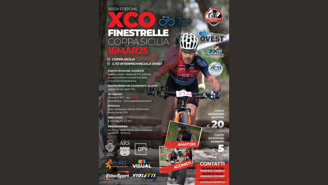 Santa Ninfa, il 16 marzo torna la sesta edizione l’XCO Finestrelle