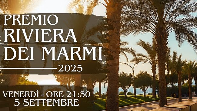 Custonaci, il 5 settembre la nona edizione del Premio Riviera dei Marmi