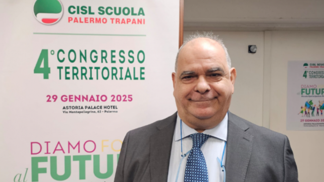 Vito Cassata confermato segretario generale Cisl Scuola Pa Tp