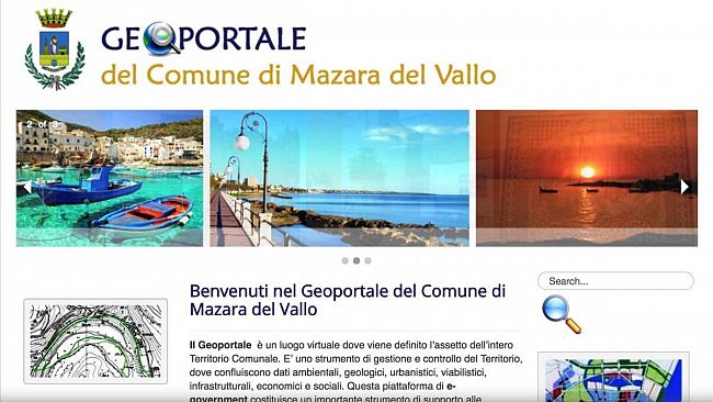 Mazara, online il geoportale del territorio comunale
