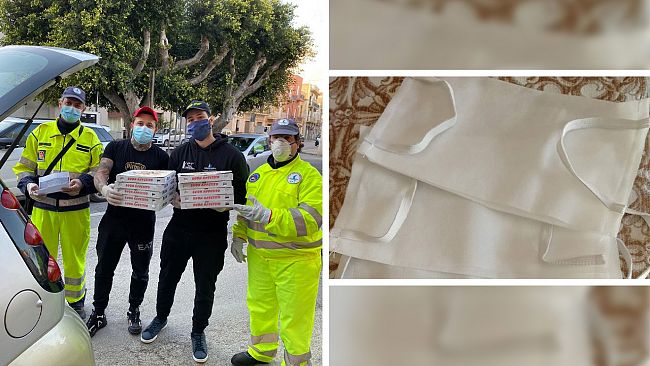 Mazara, emergenza Coronavirus, diverse donazioni, da alimenti a mascherine…