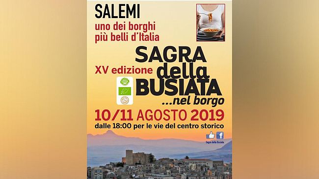 Sagra della Busiata e Festival internazionale del Folklore. Doppio appuntamento dal 9 all’11 agosto a Salemi