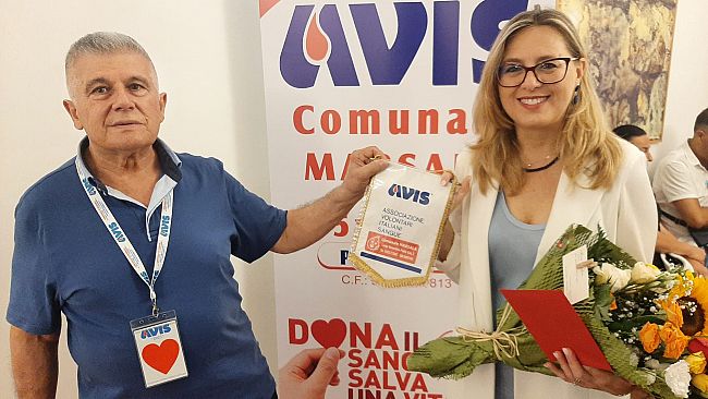 Avis Marsala, Andreana Patti visita la nuova sede nella giornata del donatore
