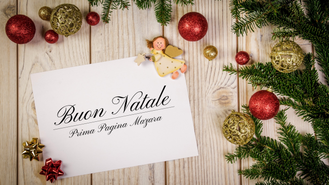 Prima Pagina Mazara augura Buon Natale