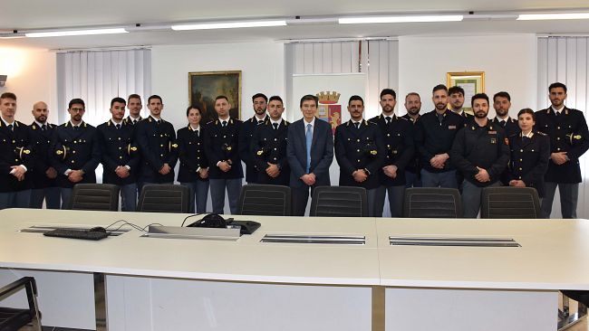 Il Questore di Trapani accoglie 19 nuovi rinforzi per la Polizia