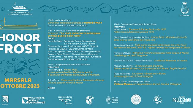 “Luci dal Mediterraneo”. L’omaggio della città di Marsala all’archeologa Honor Frost